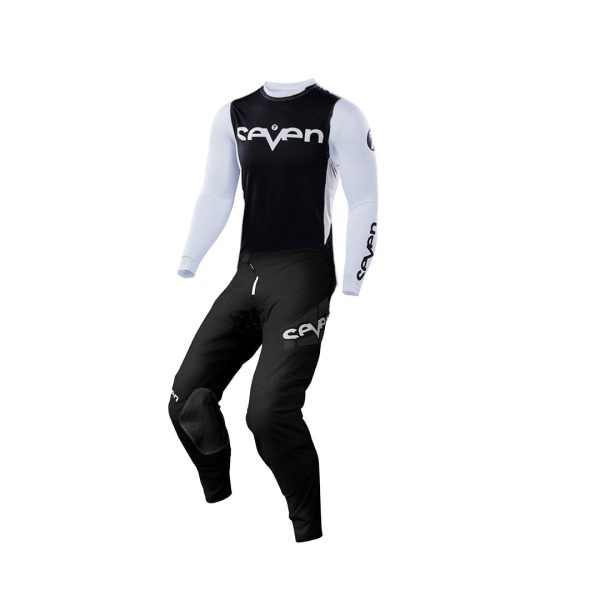 חליפת רכיבה Seven Zero שחור/לבן