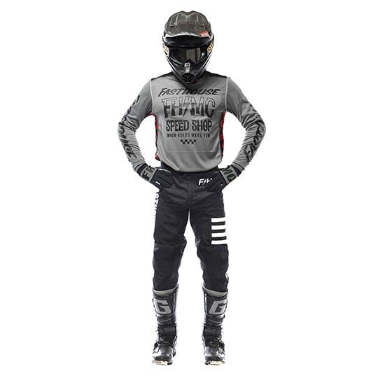 חליפת רכיבה פסטהאוס אפור/שחור Fasthouse Brut