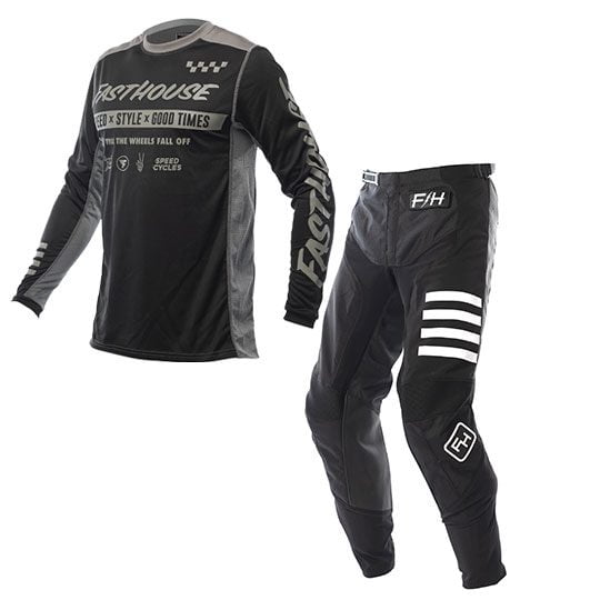 חליפת רכיבה פסטהאוס שחור Fasthouse Domingo