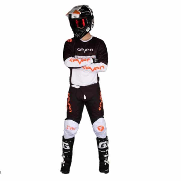 חליפת רכיבה ילדים סבן Seven VOX Phaser Black