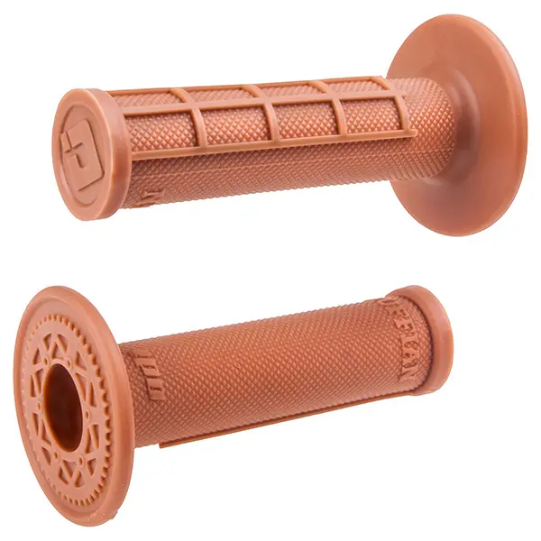 ODI_Grips_Ruffian_Brown_sl1600_half_waffle גריפים לאופנוע שטח חום ODI