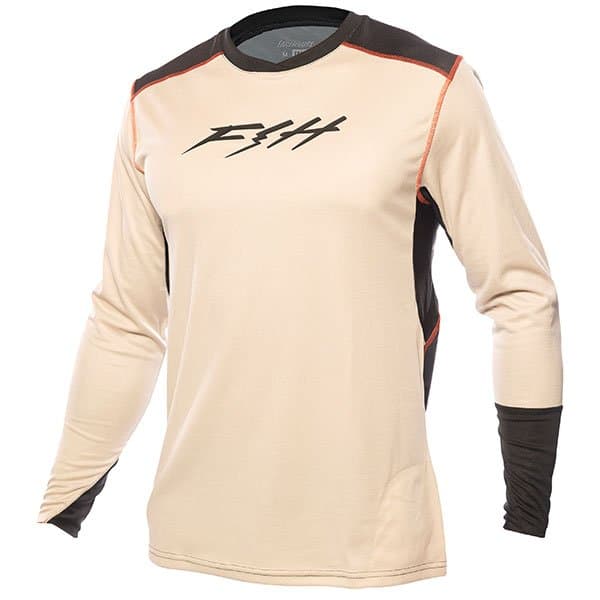 חולצת רכיבה ארוכה פסטהאוס קרם Fasthouse Alloy Ronin