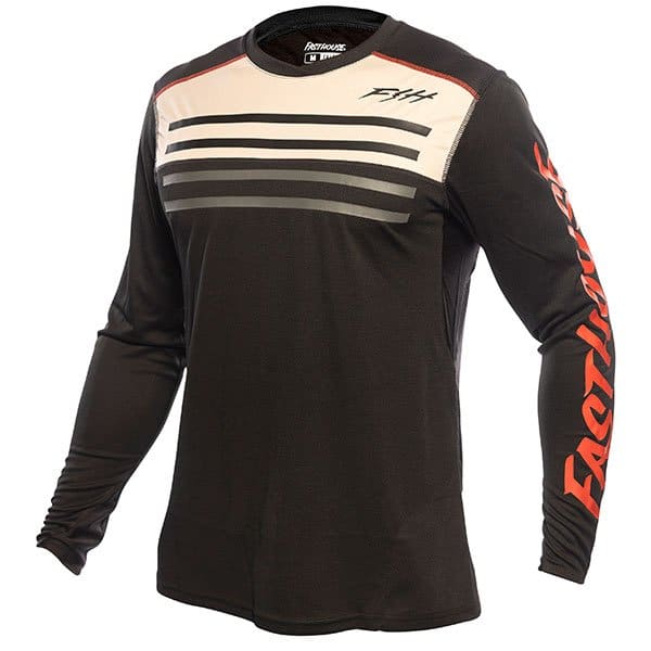 חולצת רכיבה ארוכה פסטהאוס שחור / קרם Fasthouse Alloy Sideinder