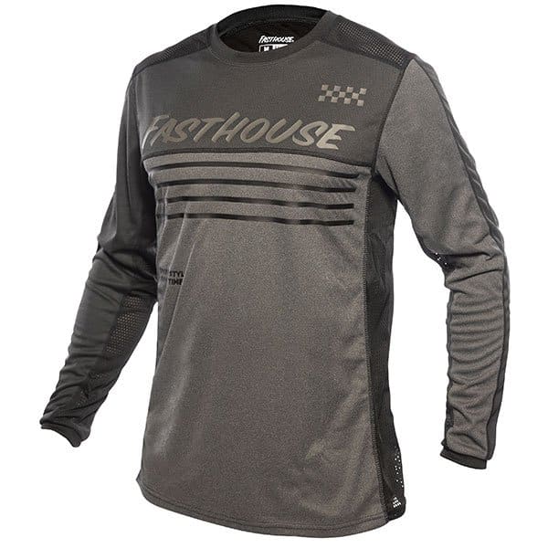 חולצת רכיבה ארוכה פסטהאוס שחור / אפור Fasthouse Classic Mercury