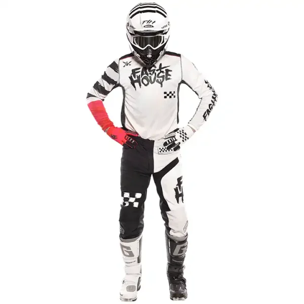 חליפת רכיבה פסטהאוס לבן Fasthouse Grindhouse Jester