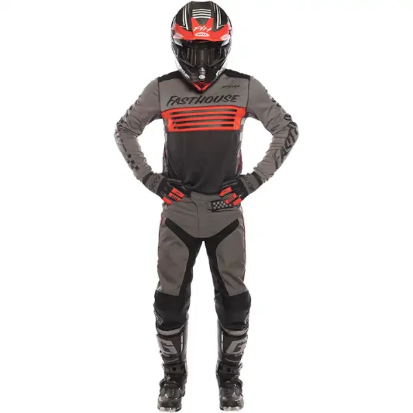 חליפת רכיבה פסטהאוס אפור/שחור Fasthouse Grindhouse Omega