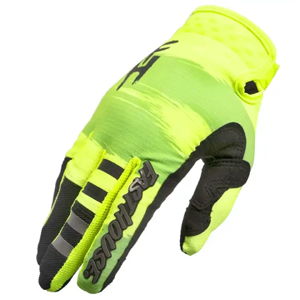 כפפות פסטהאוס שחור/צהוב Fasthouse Speed Style Jester - M