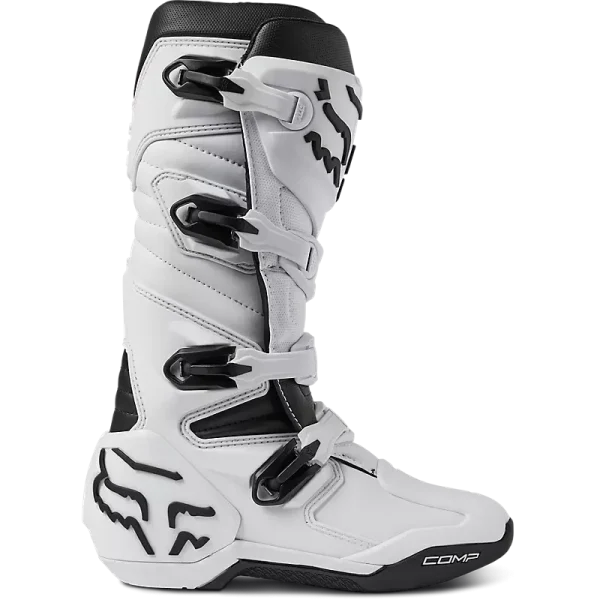 מגפיים פוקס קומפ . מגפיים לאופנוע שטח . מגפיים fox מגפיים fox comp.לבן fox comp boots white