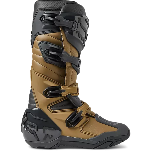 מגפיים פוקס קומפ . מגפיים fox comp x . fox racing comp x boots . מגפיים לאופנוע שטח פוקס חום
