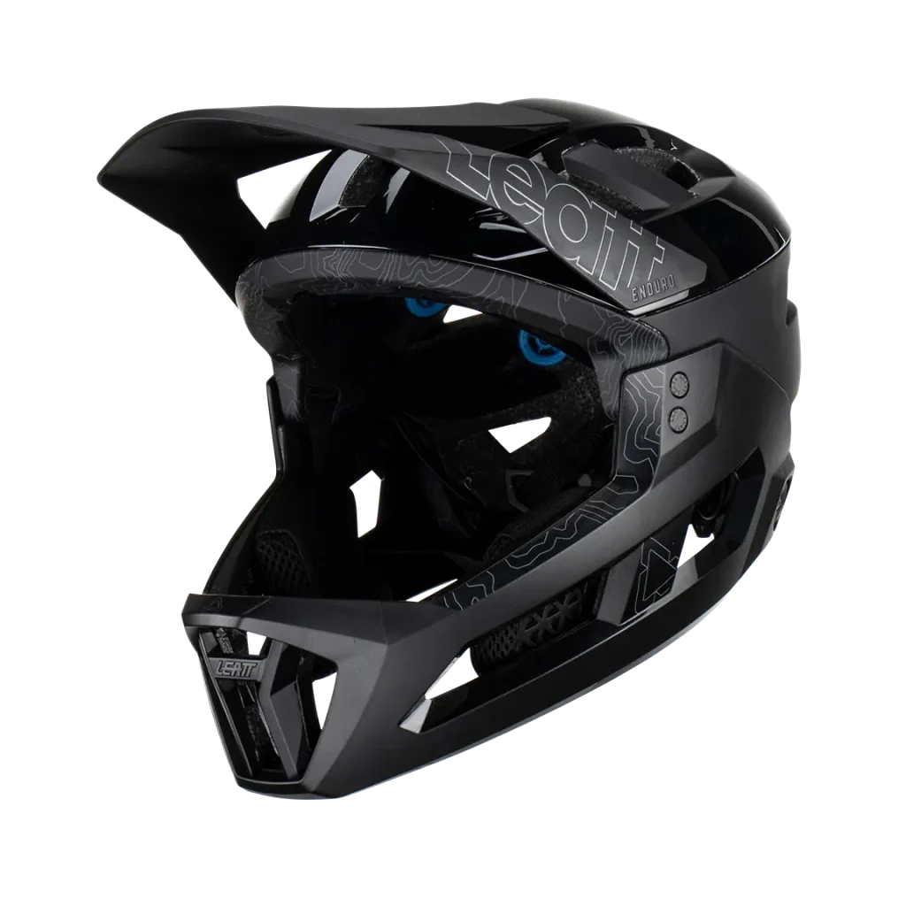קסדות אופניים מתפרקת Leatt 3.0 MTB Enduro שחור . leatt mtb 3.0 enduro helmet