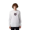 חולצה ארוכה פוקס לבן FOX Ryvr LS