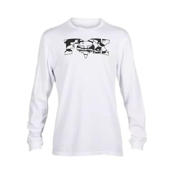 חולצה ארוכה פוקס לבן FOX Cienega LS