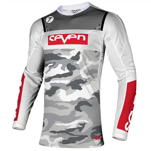 חולצת רכיבה סבן Seven Rival Barrack V24 White