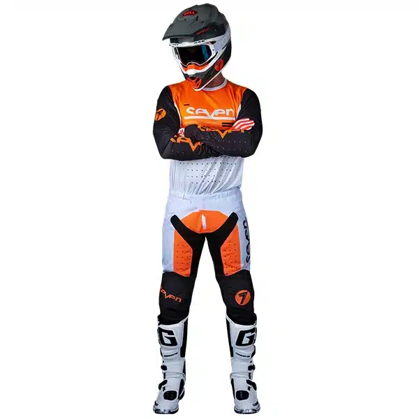 חליפת רכיבה סבן Seven Vox Aperture V24 White / Orange