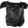 מגן חזה נוער FOX R3 שחור – מבט אחורי