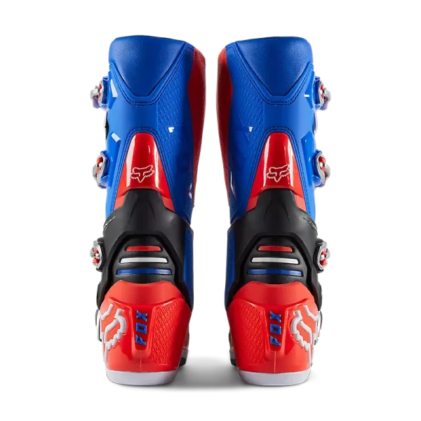 מגפיים פוקס לבן/אדום/כחול FOX MOTION UNITY V24