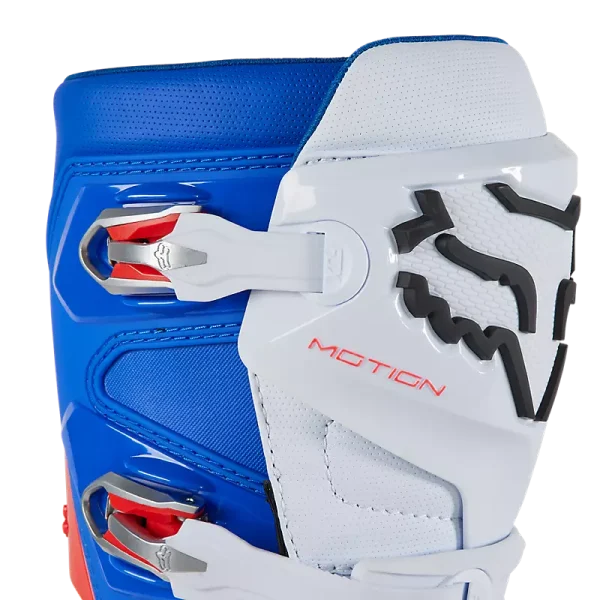 מגפיים פוקס לבן/אדום/כחול FOX MOTION UNITY V24