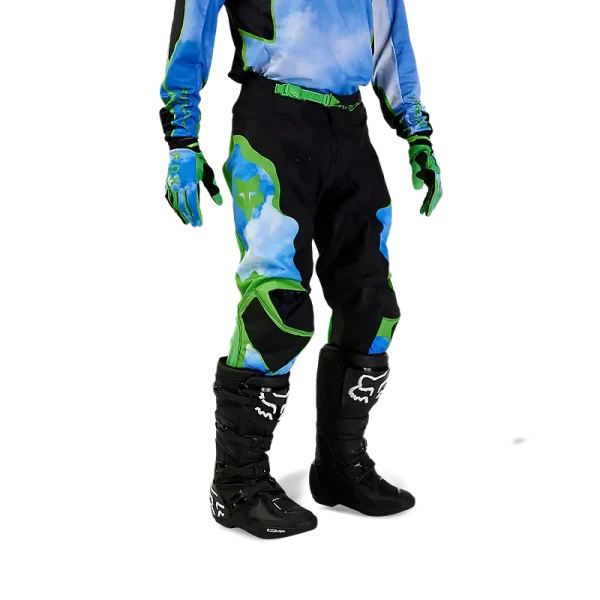 חליפת רכיבה פוקס שחור/כחול FOX 180 Atlas V24