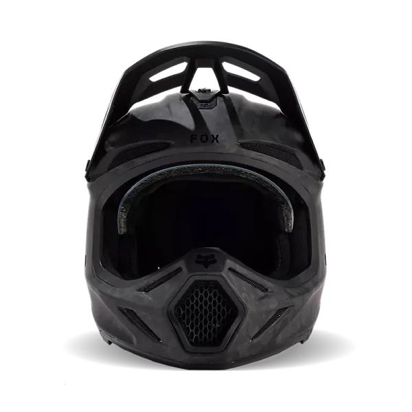 fox v3 rs 2024 mips integra split Carbon Black front