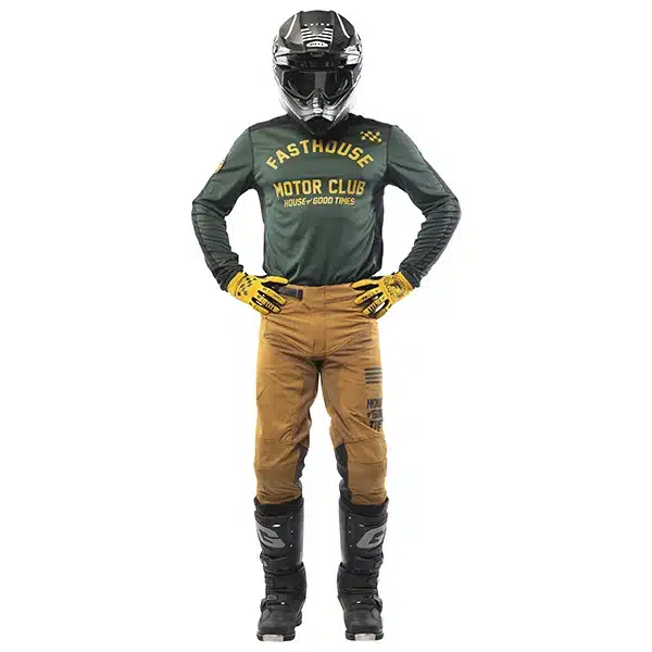 חליפת רכיבה פסטהאוס ירוק/חום Fasthouse Grindhouse Sanguaro