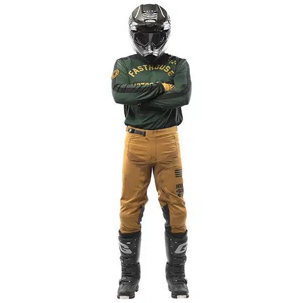 חליפת רכיבה פסטהאוס ירוק/חום Fasthouse Grindhouse Sanguaro