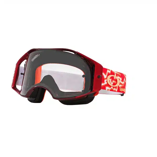משקף אבק Oakley Airbrake MTB TLD Red Lightning W/Clear