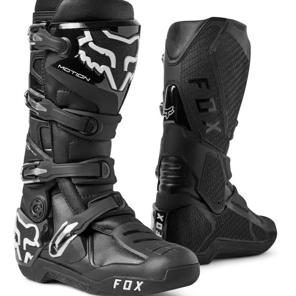 מגפיים לאופנוע שטח fox motion בצבע שחור