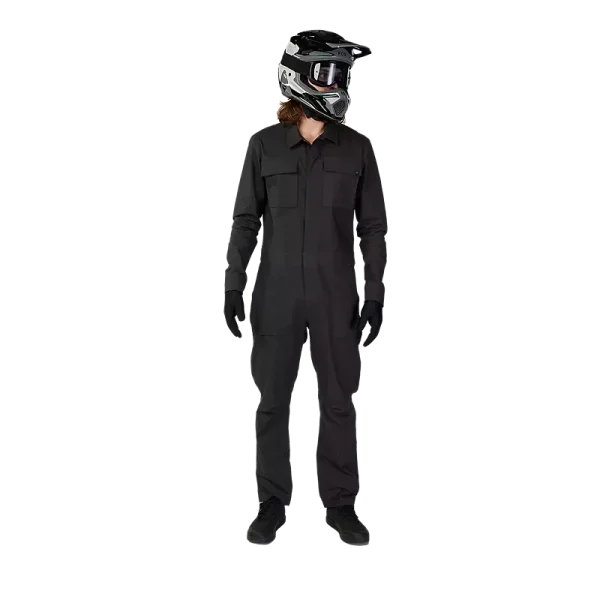 חליפת נהיגה פוקס שחור - FOX RACING DEFEND DRIVE DUST SUIT V24 28849-014
