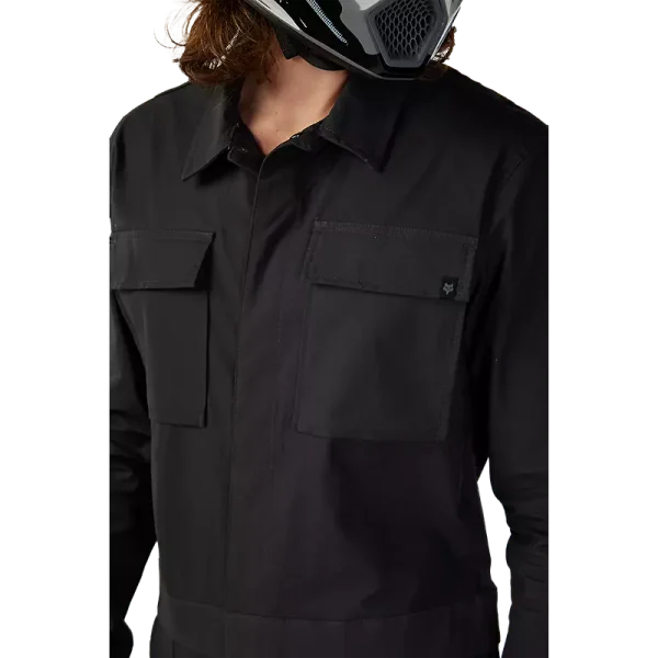 חליפת נהיגה פוקס שחור - FOX RACING DEFEND DRIVE DUST SUIT V24 28849-014