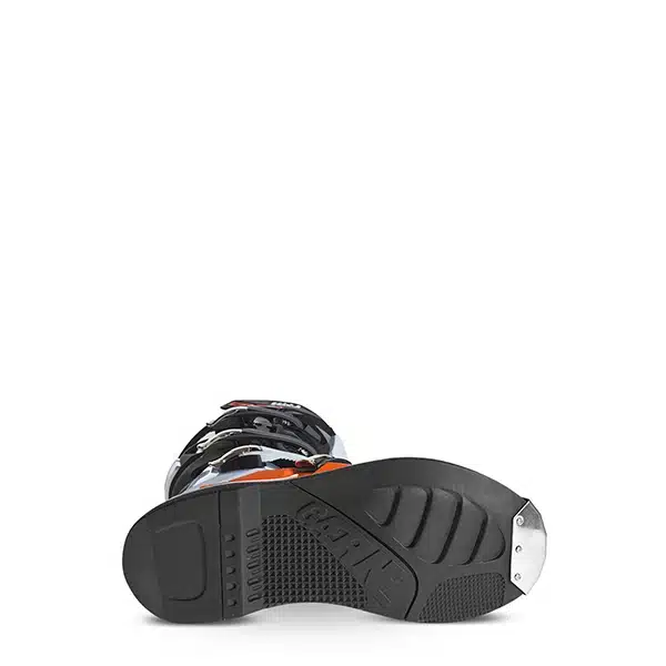 מגפיים לילדים גרנה Gaerne GXJ כתום. מגפיי רכיבה לילדים לאופנוע שטח תמונת סוליה