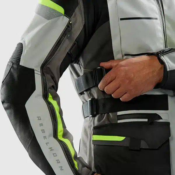 מעיל אדוונצ'ר רב עונתי שחור/אפור/צהוב Rebelhorn CUBBY V התאמות