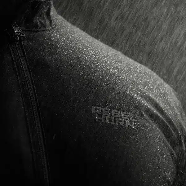 שכבות במעיל רכיבה רב עונתי שחור Rebelhorn Hiker IV