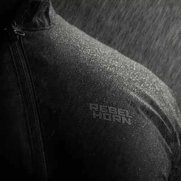 מעיל רכיבה רב עונתי לאופנוע עמיד במים Rebelhorn Hiker IV GREY BLACK YELLOW