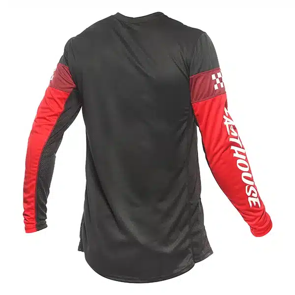 חולצת רכיבה אדום/שחור Fasthouse Grindhouse Akin