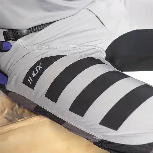 מכנס רכיבה אפור/סגול/סגול Fasthouse Helix Podium