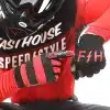כפפות שחור/אדום Fasthouse Speed Style Akin