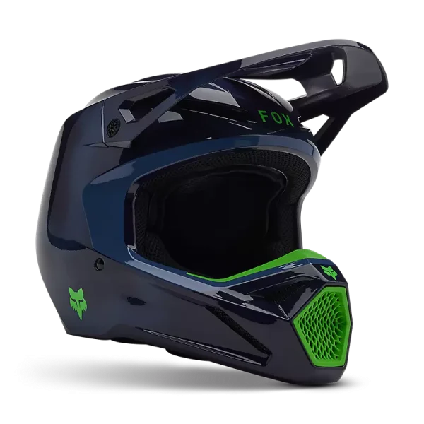 קסדה פוקס כחול FOX V1 TAUNT V25