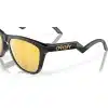 משקפי שמש OAKLEY FROGSKINS HYBRID MATTE BLACK PRIZM 24K POL