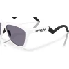 משקפי שמש OAKLEY FORGSKINS HYBRID MATTE WHITE PRIZM GREY