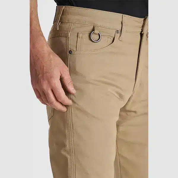 ג'ינס רכיבה בז' PANDO MOTO ROBBY SLIM