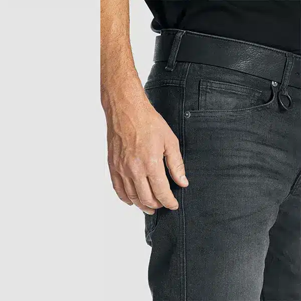 ג'ינס רכיבה שחור PANDO MOTO ROBBY