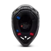 קסדה פוקס קרבון שחור FOX RACING V3 RS SOLID מלמטה