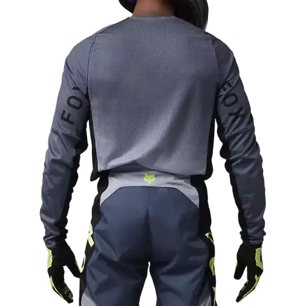 חולצת רכיבה פוקס אפור FOX RACING 360 DIVIDER דוגמן זווית אחורית