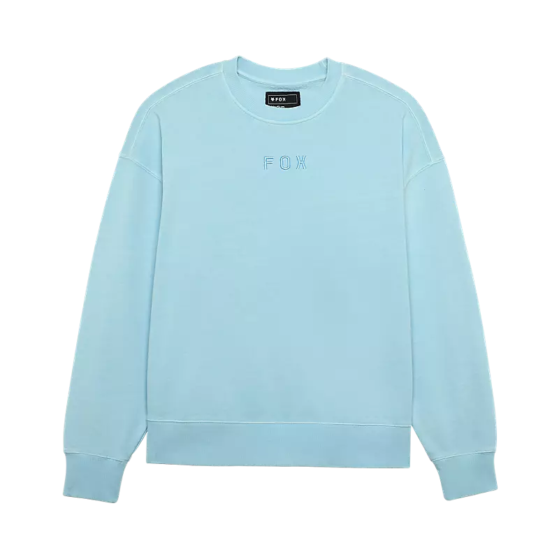 פליז פוקס כחול בהיר FOX RACING WORDMARK OVERSIZES FLEECE זווית קדמית