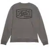 פליז פסטהאוס פחם FASTHOUSE Carrera Crew Neck Pullover Charcoal מבט מאחור