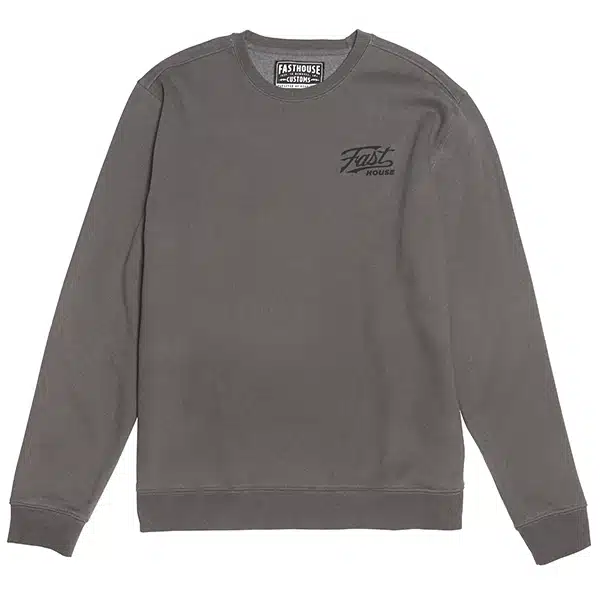 פליז פסטהאוס פחם FASTHOUSE Carrera Crew Neck Pullover Charcoal