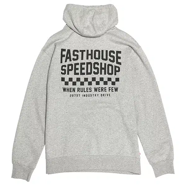 קפוצ׳ון פסטהאוס אפור FASTHOUSE Chalet Hooded Pullover Heather Gray אחורה