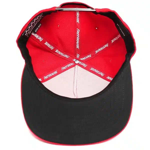 כובע פסטהאוס אדום FASTHOUSE Essential Hat Red למטה