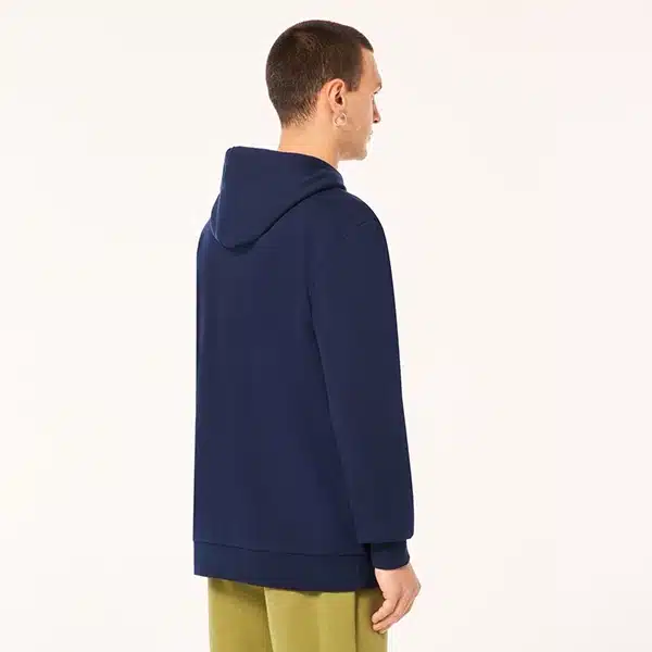 קפוצ'ון אוקלי כחול כהה 2.0 RELAX PULLOVER HOODIE דוגמן זווית אחורית