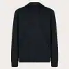 קפוצ'ון אוקלי שחור OAKLEY TEDDY FULL ZIP HODDIE זווית קדמית
